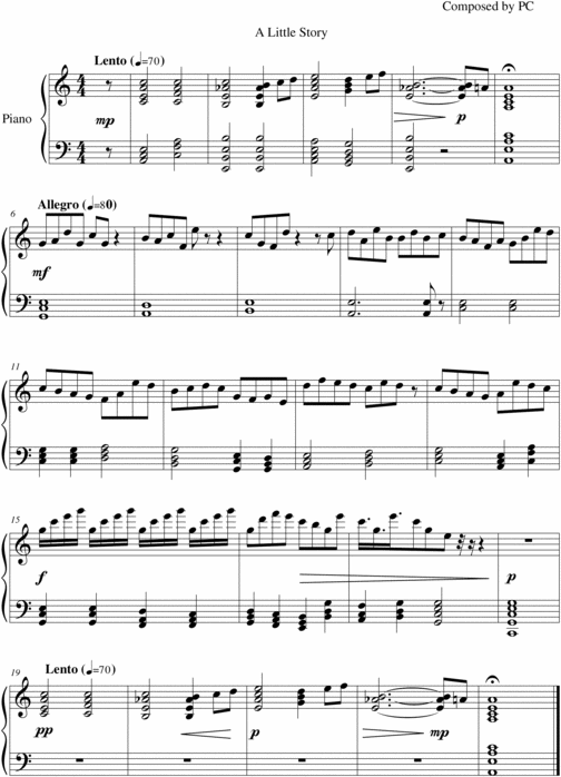 Product picture A Little Story